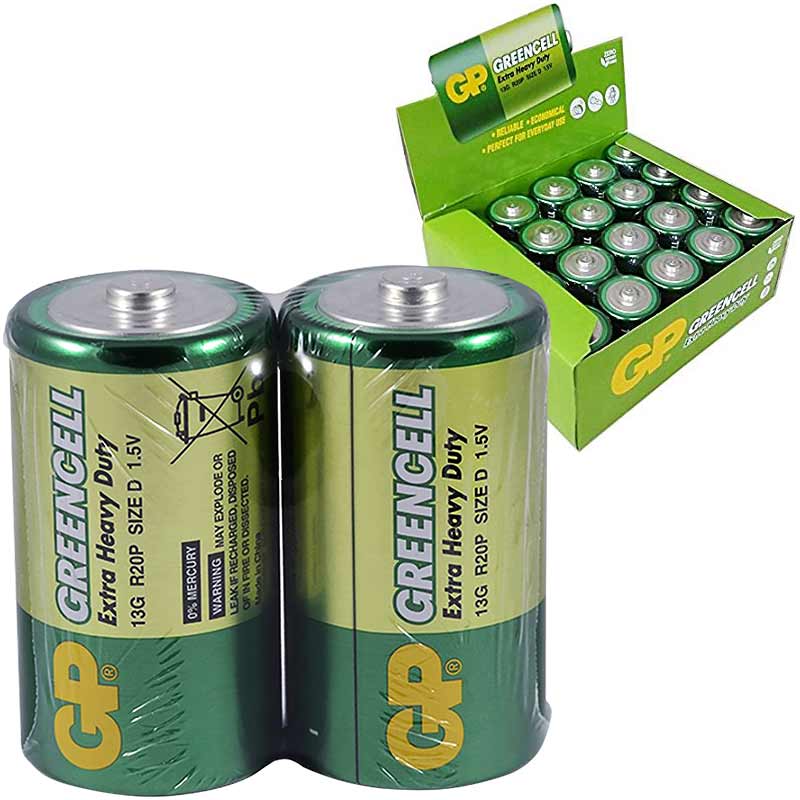 M0114-GP   R20 BÜYÜK D BOY PİL  GP 13G 2S2 GREENCELL/SUPERCELL R20 BÜYÜK D BOY PİL (TEKLİ FİYAT)