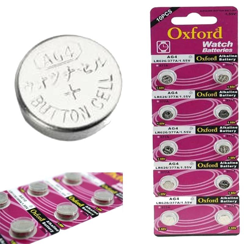 M0498-OXFORD AG4-377 LR626 ALKALİN SAAT PİLİ 10'LU PAKET