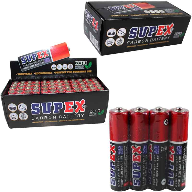 M0713-SUPEX İNCE PİL AAA(60LI PAKET FİYATI)