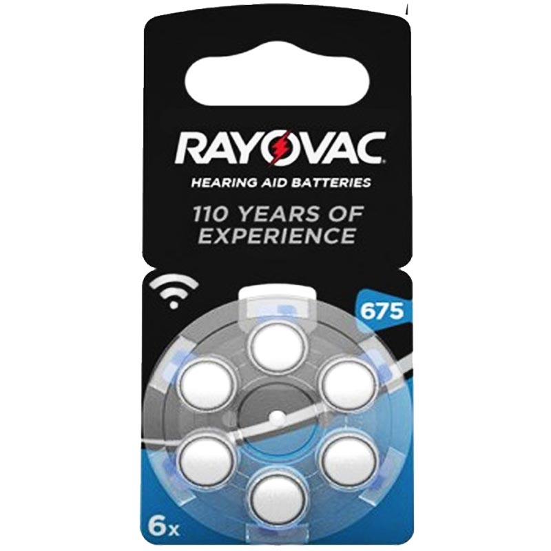 M0182-675-RAYOVAC 675 NO KULAKLIK PİLİ 6'Lİ PAKET FİYAT