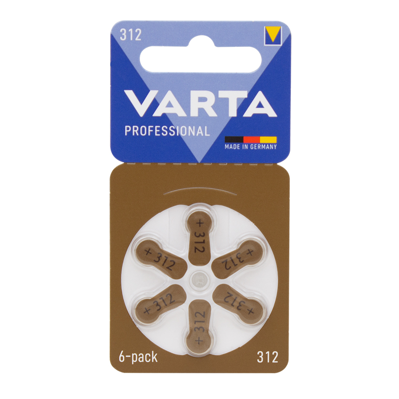 M0746-  VARTA 312 NO KULAKLIK PİLİ 6'LI PAKET