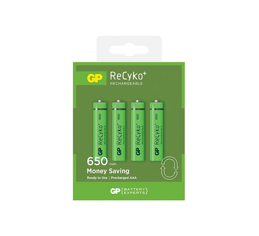 M0508-GP ŞARJLI PİL AAA İNCE 650MAH (TANE FİYATI) GP RECYKO