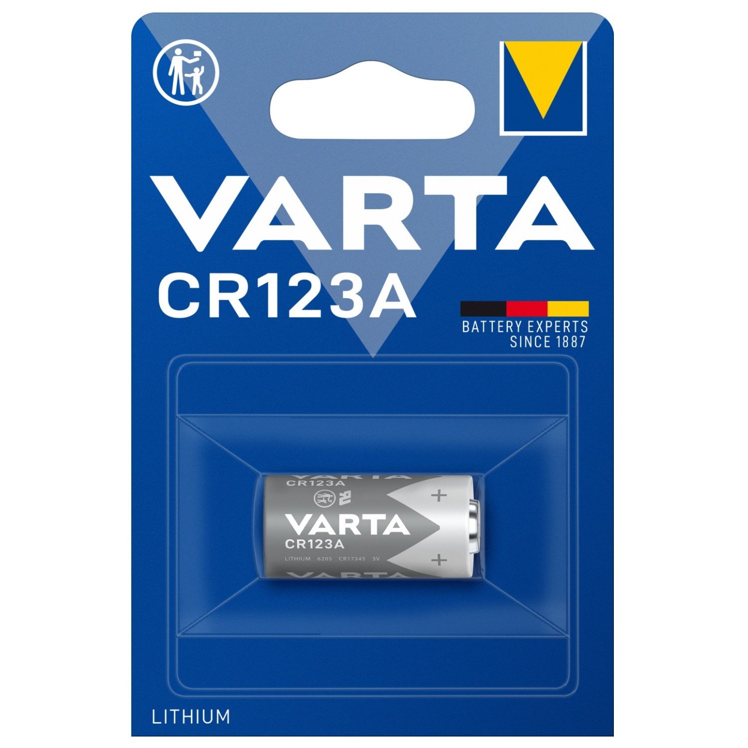 M2376-VARTA CR123A 3 VOLT LİTYUM PİL (TEKLİ PAKET FİYATI)