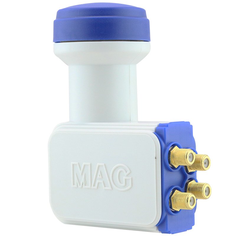 M0080-MAG DÖRTLÜ LNB ALTIN UÇLU SHARP CHİP 0.1DB