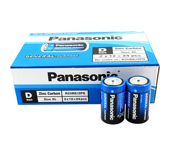 M0130-BÜYÜK PANASONIC MANGANEZ PİL 24 LÜ PAKET(TEKLİ FİYAT)