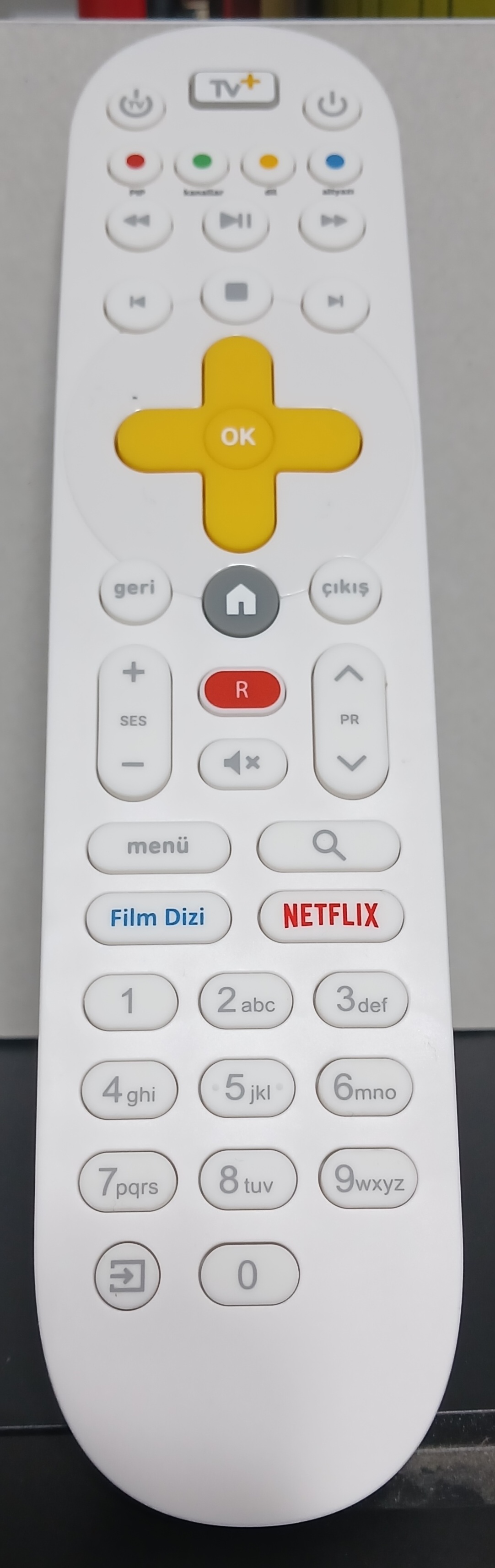 UYDU18978T-TURKCELL TV+ PLUSNETFLIX KLAVYESİZ ORJİNAL KUMANDA
