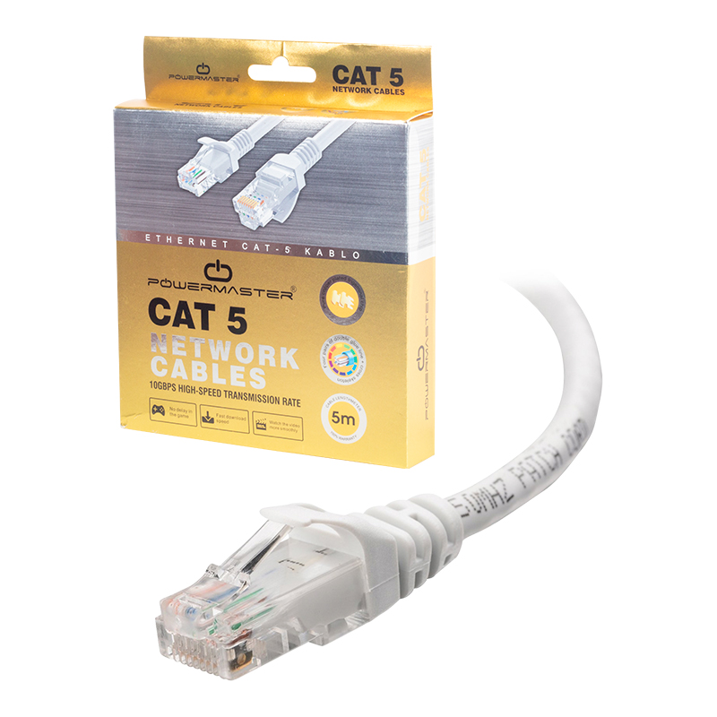 M0002-Cat5-5metre gri powermaster kutulu