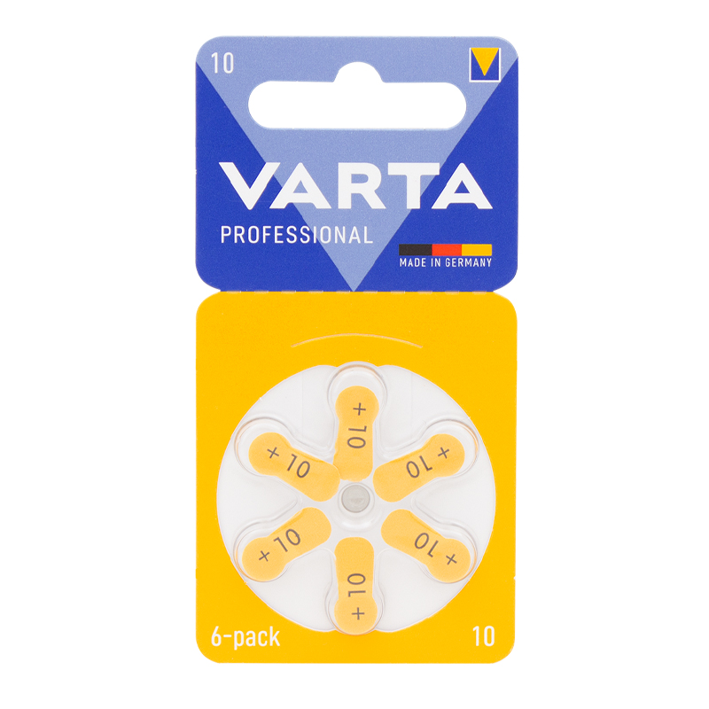 M0744-VARTA 10 NO KULAKLIK PİLİ 6'LI PAKET