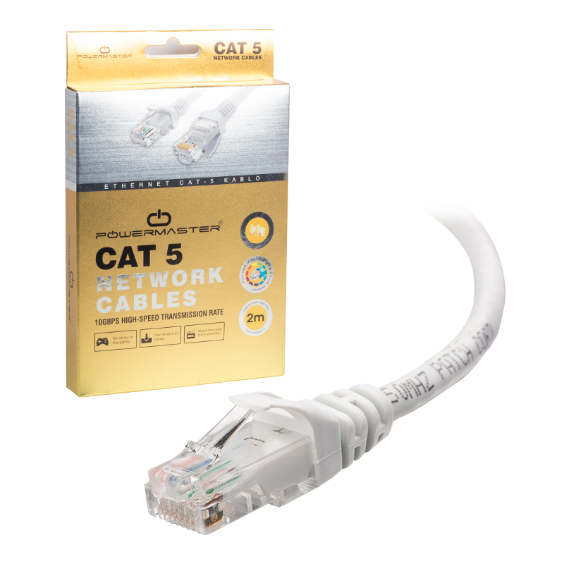 M0023-CAT5 2 METRE GRİ KUTULU