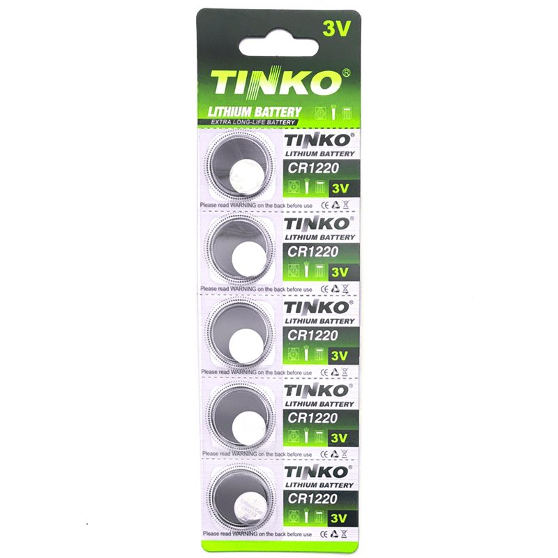 M0742-TİNKO CR1220 3V LİTYUM PİL 5'Lİ BLİSTER PAKET