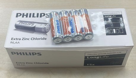 M2623-PHILIPS EXTRA ZINC ÇİNKO AA KALIN KALEM PİL (60'LI PAKET)