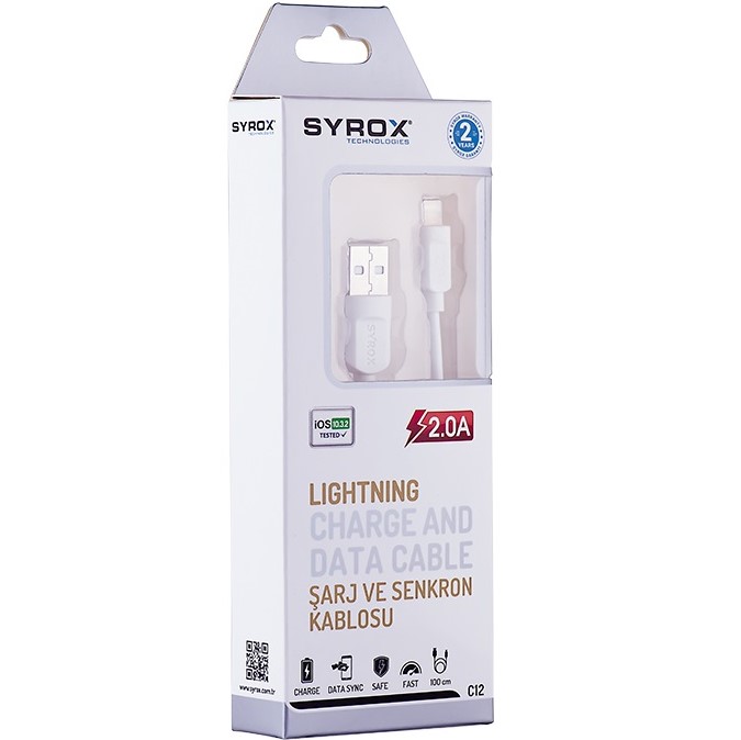 M0233-2A-1M-C12-6-S 7-S-2.0A-USB KABLO-SYROX