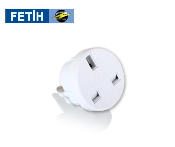 M0360-İNGİLİZ FİŞ ADAPTÖR ÇEVİRİCİ FETİH F-09