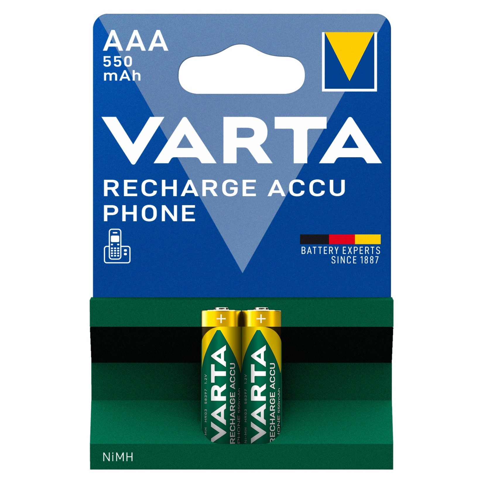 M0584-VARTA NI-MH 1.2V 550 MAH HR03 AAA ŞARZLIPİL(TANA FİYATI)