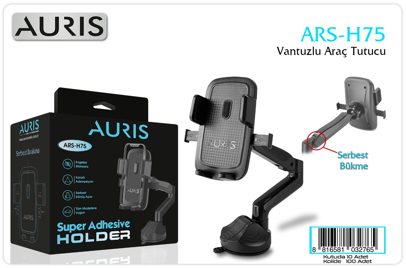 M2369-Auris H75 Telefon Tutucu