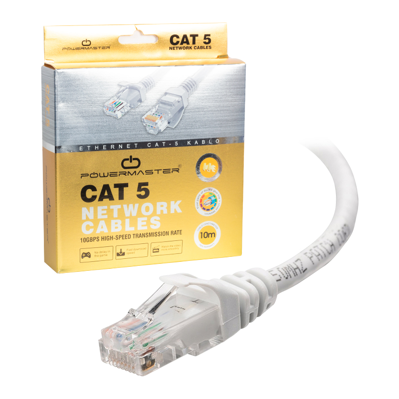 M0085-10MT-CAT5 PATCH NETWORK ETHERNET KABLO 10 METRE